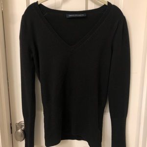 French connection sweater in black, size small